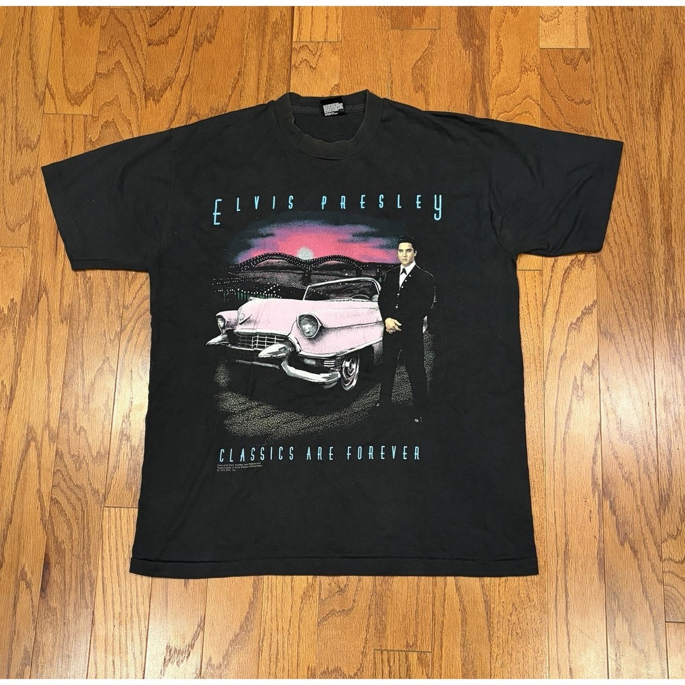 Vintage Elvis Presley Classics Are Forever Art Tee 1992 VTG Shirt Mens Sz L